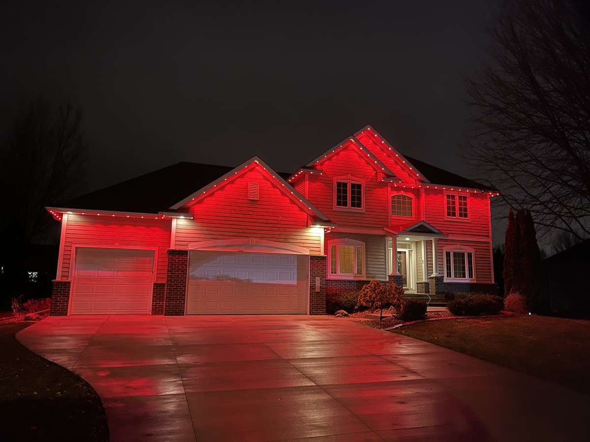 Red lights install